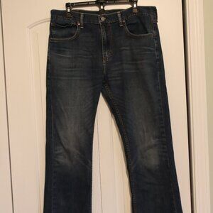 Levi's 527 Slim Fit Boot Cut Jeans Mens Size 34 x 32 Casual Denim Blue